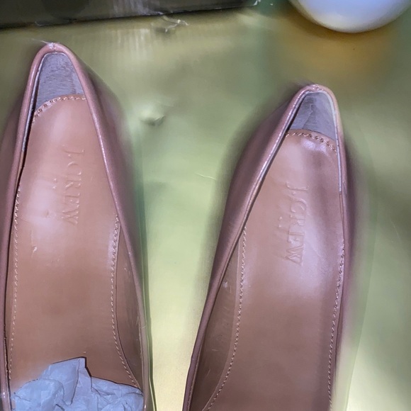 Nwt J. Crew Women's wedges peach 🍑 and box size 8 - Picture 7 of 8